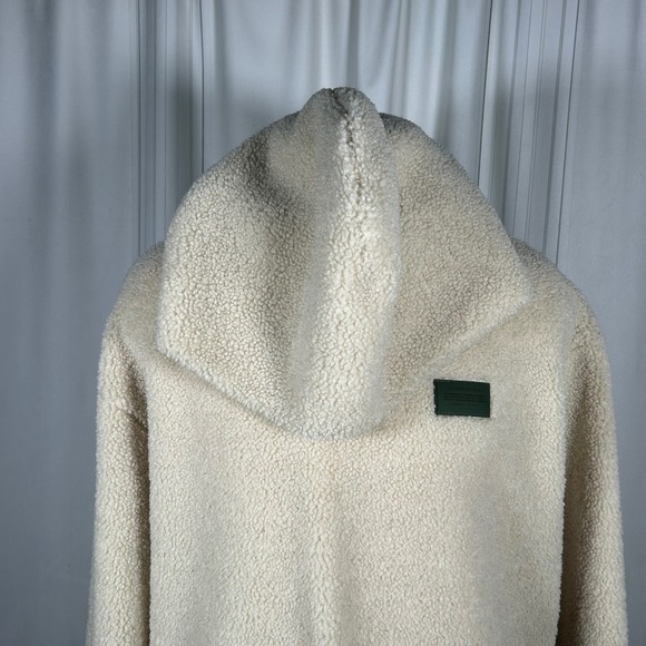 Men's XL Cream Scotch & Soda Sherpa Pullover Hoodie - Picture 16 of 16